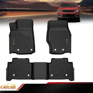 TPE 3D Floor Mats Liner Fit For Jeep Grand Cherokee 22-24,All Weather Non LFloor Mats