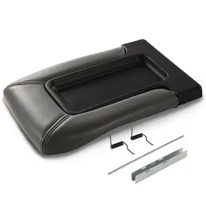 Center Console Lid Armrest Dark Gray Fit For 99-07 Avalanche Silverado Sierra