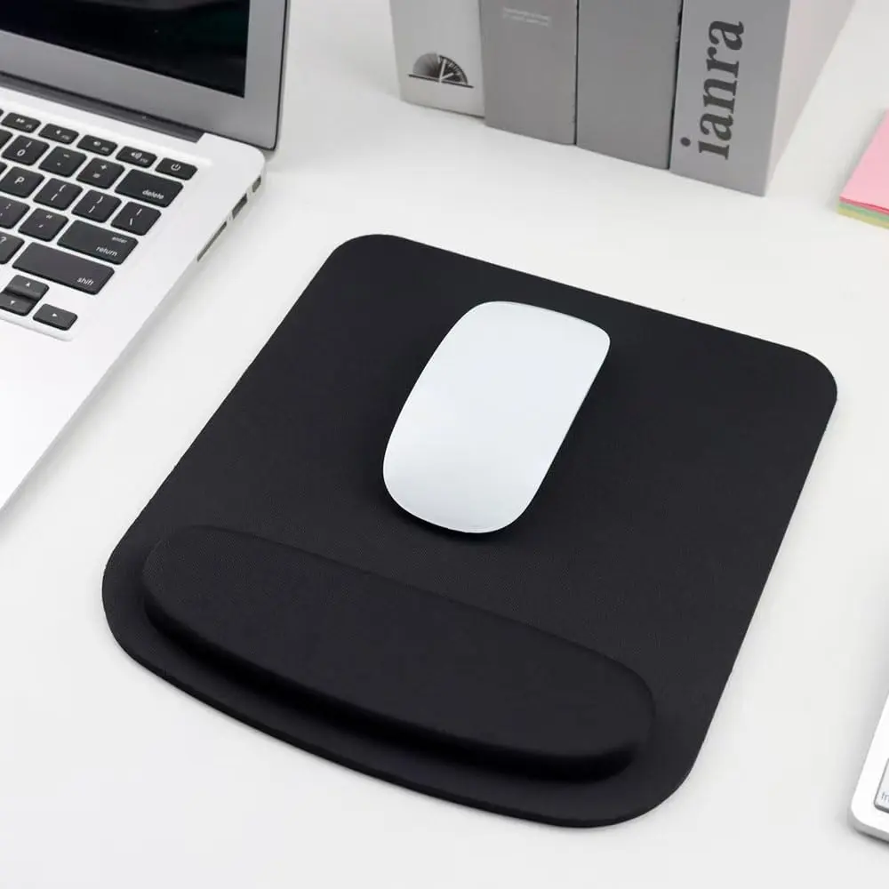 Ergonomic Mouse Pad with Wrist Rest, Office Desk Accessories, Non-Slip Base for Computer, Cafe, Home & Office, Carpal Tunnel Relief