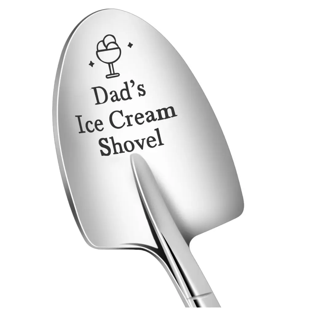 Dad Christmas Gift, Funny Stocking Stuffers for Dad, Dads Ice Cream Shovel, Birthday Gifts for Dad, Unique Gifts for Grandfather Husband Brother Uncle, From Daughter Son, Cute Ice Cream Shovel