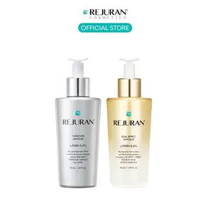REJURAN Makeup Bundle - 50ml Turnover Solution, 50ml Dual Effect Ampoule