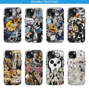 Anime Cool S-Soul Eater Phone Case For iPhone 17 16 15 14 13 12 11 - Personalized Aesthetic Design Shockproof Phone Case: Your Perfect Blend of Style and Safety!