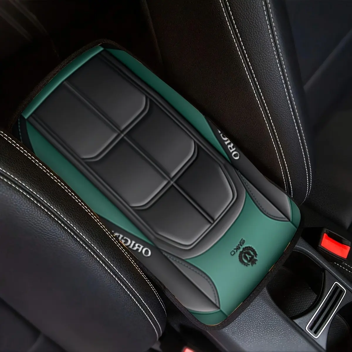 Durable Y Pattern Rubber Armrest Cover, Easy Installation & Cleaning, Comfortable Car Interior Accessory, & Design, Car Interior Decor, Car Interior Decorative, Interior Accessories For Car, Automotive Decorative Accessories