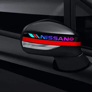 Hugexpen 4-piece set suitable for car wiper decorative decals car stickers PC material laser waterproof stickers