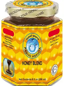 Resivo Ashvita Energy Support Men – 8Oz Date Paste – Sidr Honey with Pecan Nuts, Ginger Extract – Black Seed – Delicious and Savory