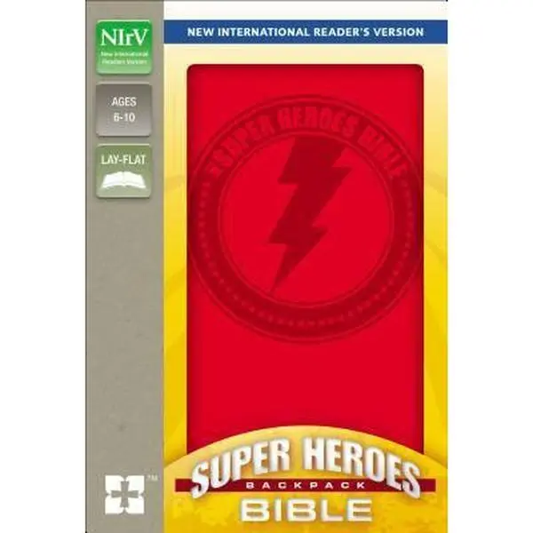 USED-NIrV, Super Heroes Backpack Bible, Imitation Leather, Red by Zondervan (Unknown)