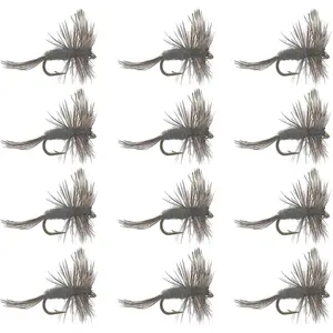 Fly Fishing Flies - Trout & Bass Assortment - Adams Dry Fly Pattern