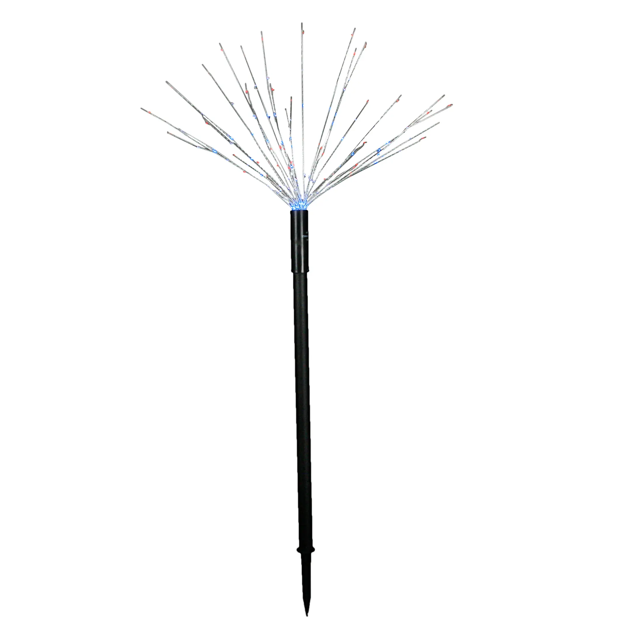 Red, White and Blue LED Starburst Decorative Light with Garden Stake, Ideal for Indoor and Outdoor Decor, 16-Inch Diameter Burst of Festive Brilliance