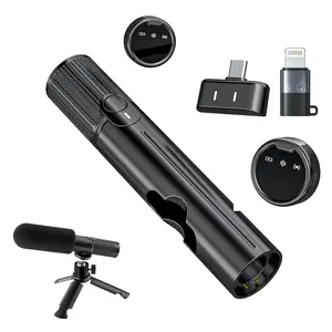The new S93 wireless desktop lavalier microphone is a handheld microphone suitable for live streaming, short videos, and AI noise reduction.
