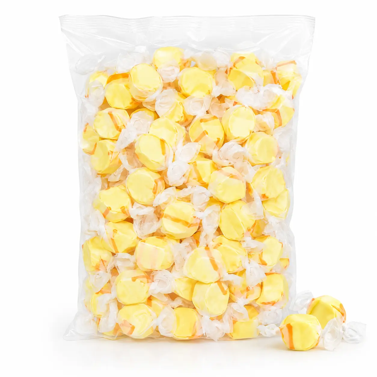 Banana Salt Water Taffy 1 lb – Soft & Chewy Individually Wrapped Candy, Old-Fashioned Banana Flavor, Bulk Party Treats
