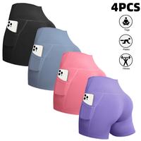 4PCS-Black+Pink+Blue+Violet