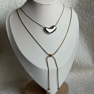 Heart Shaped Bone Necklace