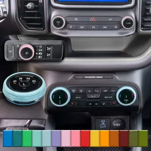 For Ford Bronco Sport 2021-2024 - Knob Press-Fit Covers | 6-Knob Set Choose Your Color! Precision Fit For a Snug Fit That Stays In Place With No Tape or Adhesive. Made with High Quality Materials That Won't Warp or Fade! Made In The USA