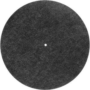 Turntable Record Player Mat 12 Inch Felt Slipmat Anti-Slip Anti-Static Protective Platter Mat Vinyl Records Pad for  Record Players, Gray