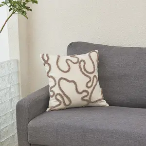 High Precision Lamb Wool Pillow Cover, Modern Simple Sofa Cushion, Living Room Decor, Comfortable and Stylish, 1 Piece