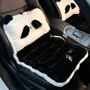 Winter Plush Car Seat Cushion, Cute Pig Lumbar Support, Warm Single Piece, All-Season Universal, Convert Car Seat to Comfortable Nest, Car Seat Decorative