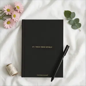 If I Truly Knew Myself Guided Journal - A 6-Step Journey to Self-Discovery, Awareness & Personal Growth - Premium A5 Hardcover Prompt Journal for Mindfulness, Healing & Setting Meaningful Goals