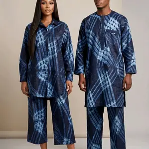 Adire Two-Piece Three-Quarter Pant Set is designed for both men and women