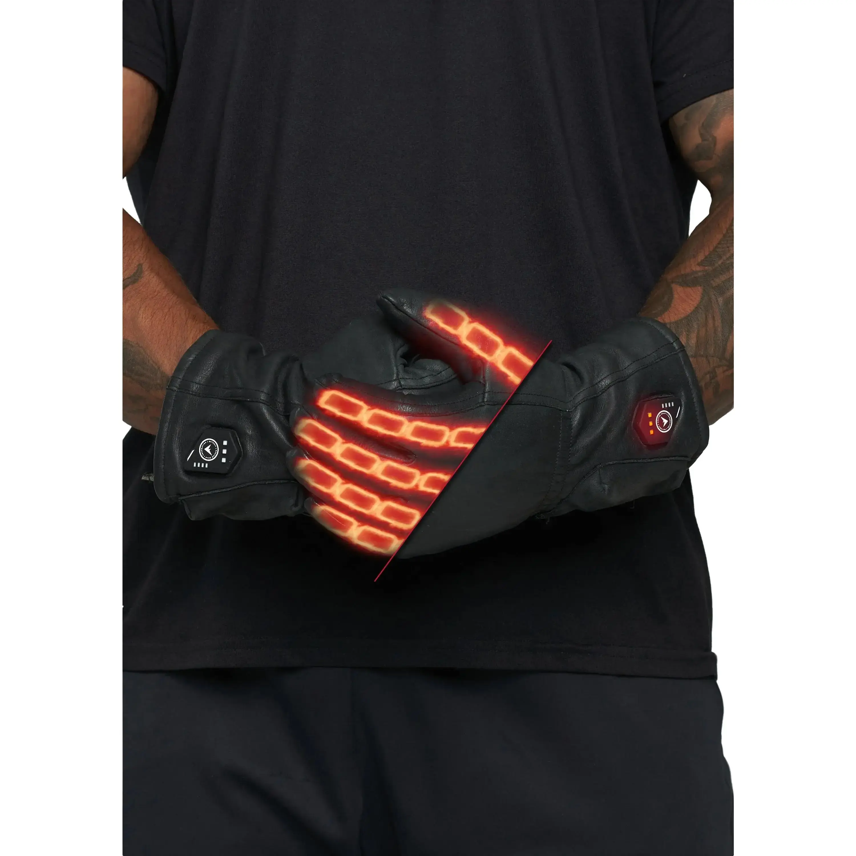 Full Leather Heated 3.7V Work Gloves Full Leather Heated 3.7V Work Gloves