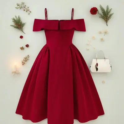 girls christmas dress size 10 Gubotare Dresses for Girl Long Sleeves Fall Skirt Girls Dresses 9-10(Wine,9-10 Years) expandable waist offer exceptional fit and easy on/off Jhlzhs Girls Christmas Dress Size