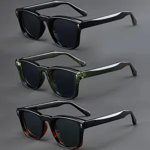 Men Women Classic Full Frame Versatile Sunglasses Advanced Retro Trend Glasses Suitable for Daily Leisure Photography Eyewear