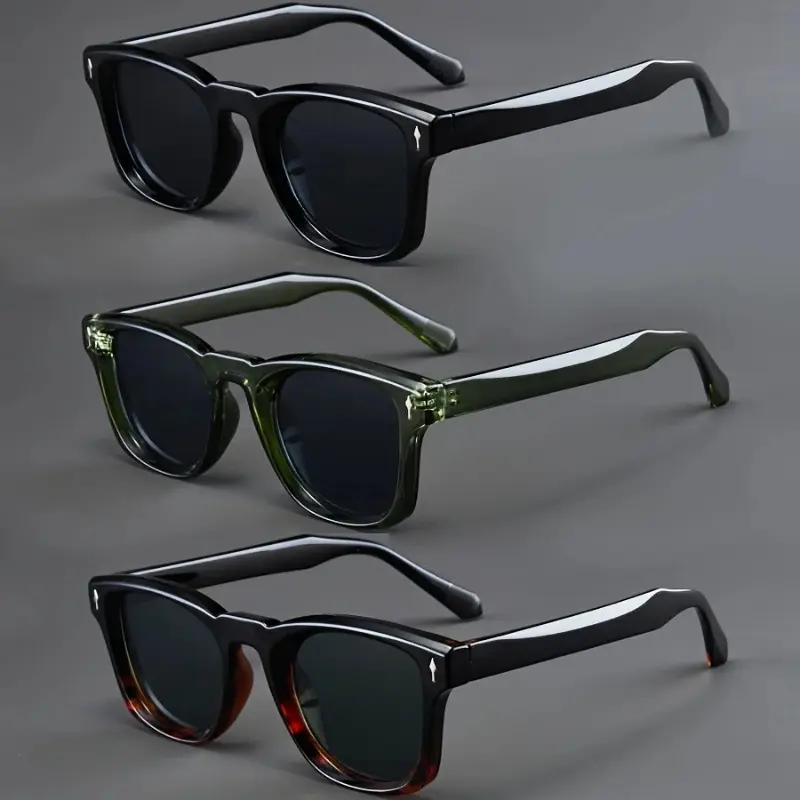 Retro Statement Sunglasses for Men & Women - Classic Full-Frame, Non-Prescription Lenses with Sun Protection for Casual Wear, Sunglasses For Women, Men's Sunglasses