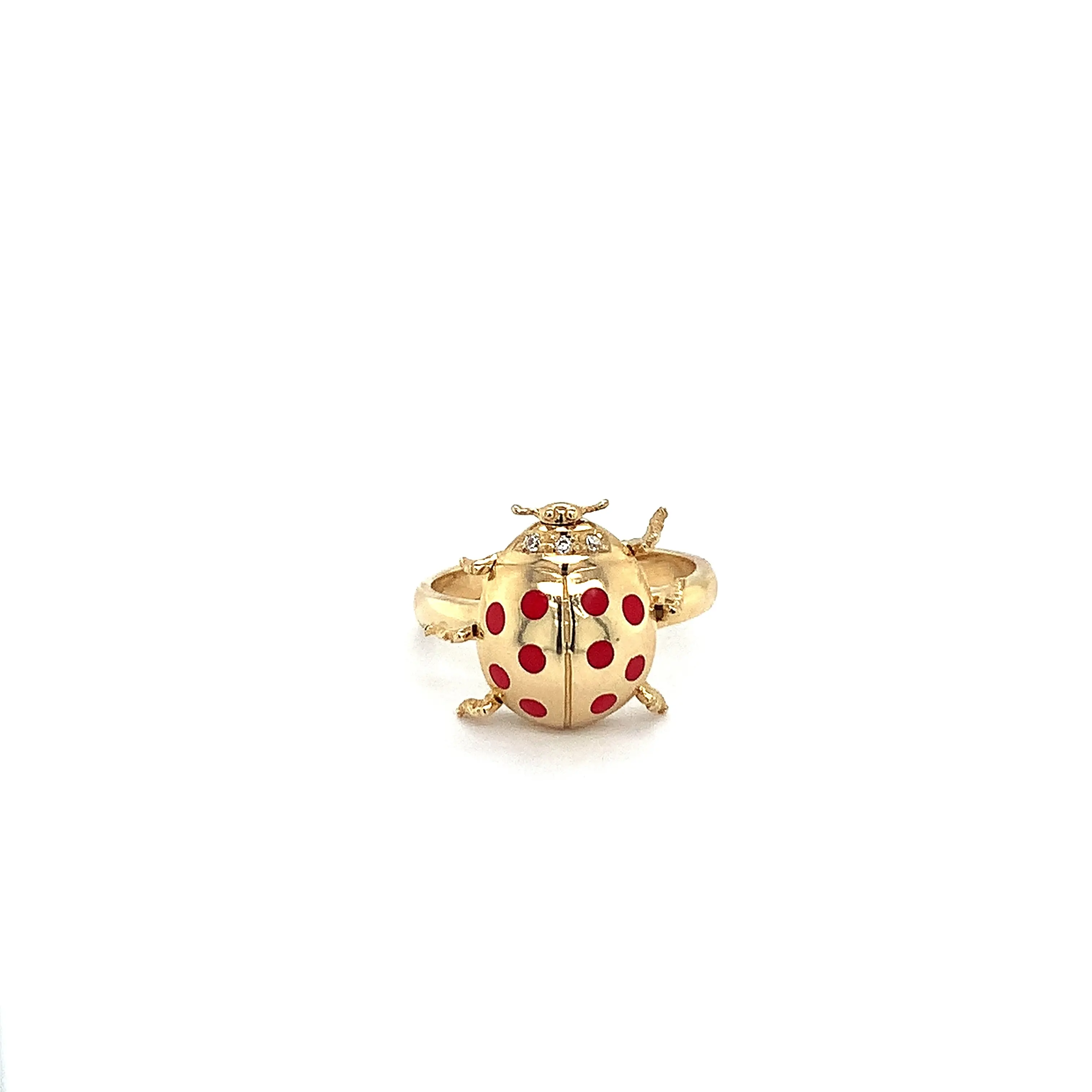 14K Gold Ladybug Ring 🐞