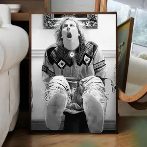 Dumb and Dumber Toilet scene Jeff Daniels in Dumb and Dumber 1994 Funny Humor Wall Art Decor Poster