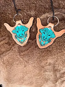 Cow Keychain