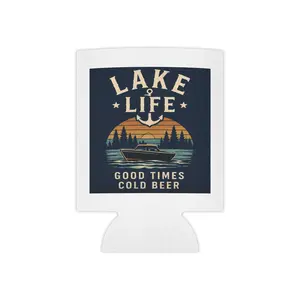 Lake Life Good Times Portable Beverage Can Cooler
