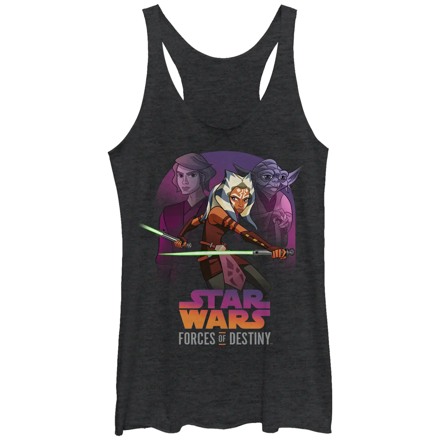 Women's Star Wars Forces of Destiny Ahsoka Jedi Racerback Tank Top