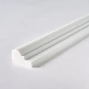 Bianco Dolomite 2x12 Marble Chair Rail Polished/Honed Sample