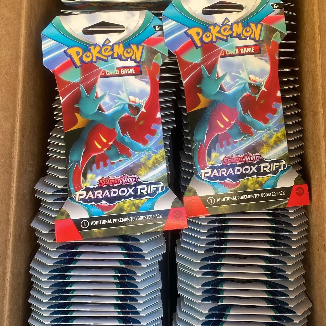 Live Rip 6 Pack Promo Paradox Rift Sleeved Booster Packs - TikTok Shop