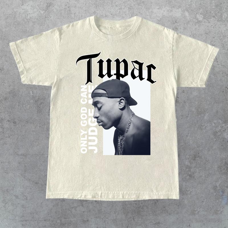Pac (tupac) - Only God Can Judge Me Woman's T-shirt Cotton Unisex T-shirt, Made In Usa, Gift For Fan