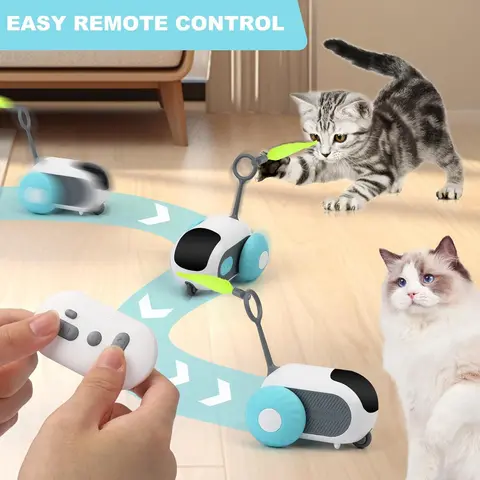 best cat toys for bored indoor cats，Intelligent Obstacle Avoidance System，Suitable for Various Surfaces: Whether it's a wooden floor, tiles, hardwood floors-MPPC15