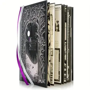 Night Diary Book, Gothic Inspired Reading Journal, 150 Pages, Flat Binding, Personal Planning Notebook, Gothic Style Planner