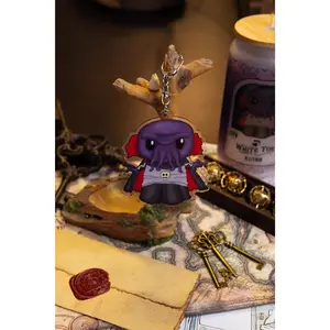 Dungeons & Dragons Acrylic Keychain - Illithid / Mind Flayer