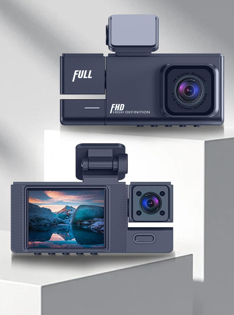 Advanced 4K Dash Cam Front Camera Smart Loop Recording 24 Hour Parking ...