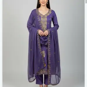 Simmer shine Custom made kurta with straight pant and dupatta good for any occasions