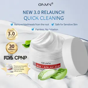 GNMN Dual Acid Blackhead Mask 3.0 Relaunch Quick Cleaning BHA Azelaic Acid Safe for Sensitive Skin Painless No Irritation