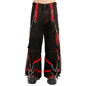 Tripp NYC Spider Zip Off Pants [BLACK/RED]
