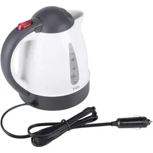 Portable Car Electric Kettle 1000ml Road Trip Travel Cigar Lighter Car Truck Heated Water Tea Coffee Kettle Auto Shut Off