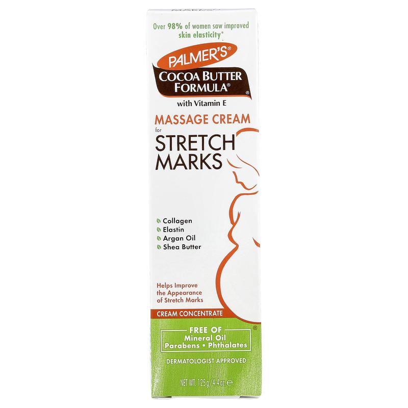 Palmer's Cocoa Butter Formula® with Vitamin E, Massage Cream for Stretch Marks, 4.4 oz (125 g)