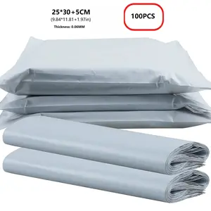 25*30cm Shipping Bags For Packaging Courier Bag Self Adhesive Seal White Mailing Bags Envelope Storage Bag Thicken Courier Bags