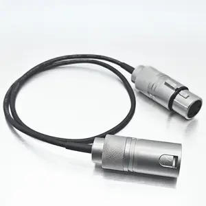 Premium XLR to XLR Microphone Audio Cable, 2-Meter Single Pack, High-Quality Audio Connection Line, Industrial Minimalist Style