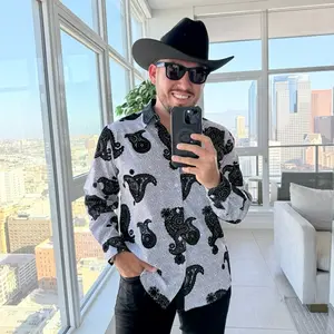 DARKEN PAISLEY LONG SLEEVE (FITTED)