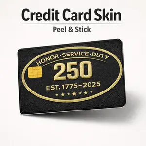 1775-2025 Legacy Collection-Credit Card Skin Sticker, Ultra-thin Waterproof Scratch Resistant Card Art Stickers Adhesive Vinyl Decal, Waterproof Durable Sticker