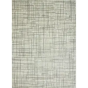 902 - Indian Handmade Modern Abstract Wool Carpet