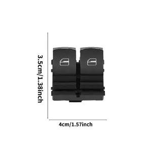 Driver Side Window Lift Switch, Part Number 5k3959857, 5K3959857A,5K3959857B,Fits Vw Eos Golf Mk5 Mk6 Gti Rabbit Caddy Touran Aok Passat B6, Replacement Parts