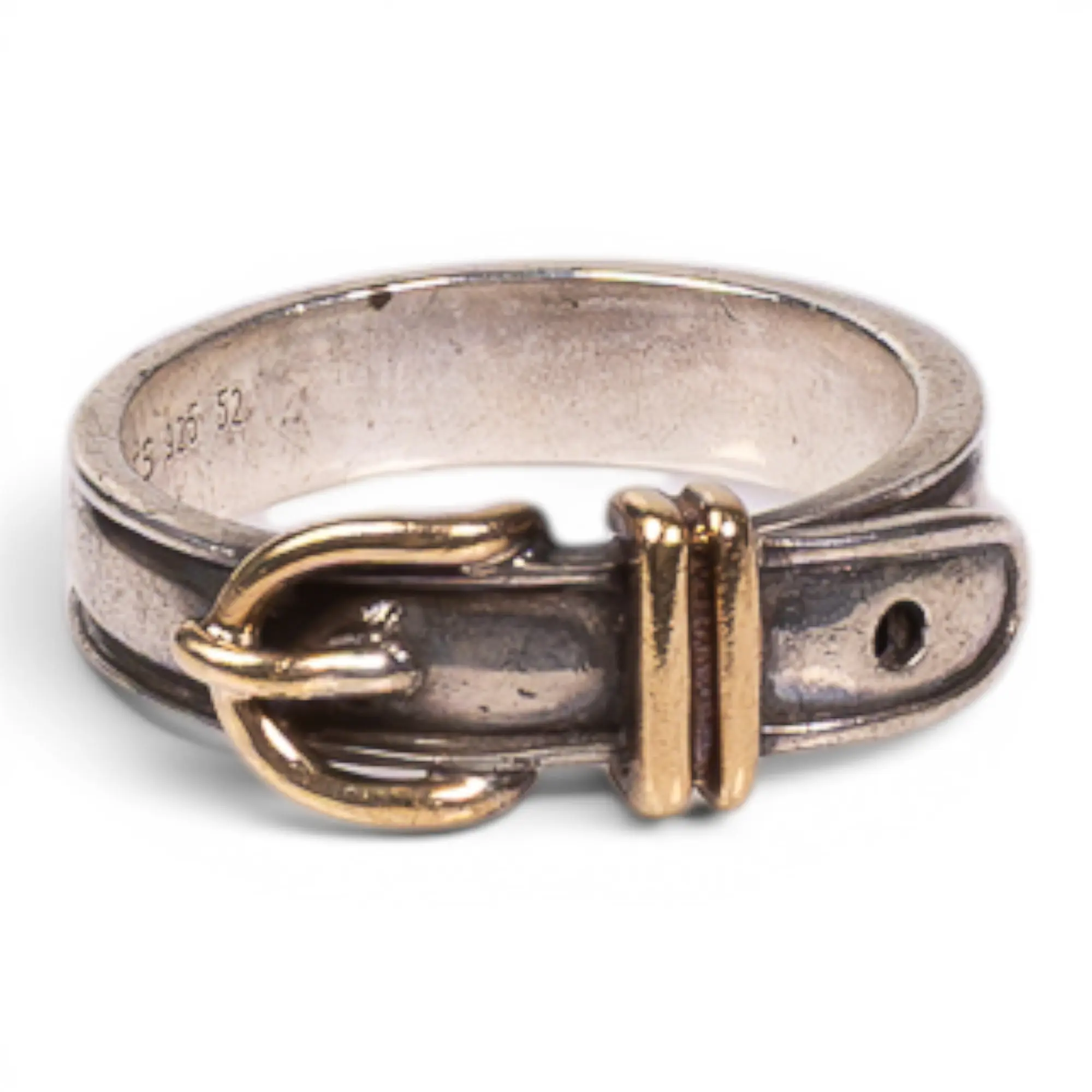 Hermes Cinture Ring Silver H26052803